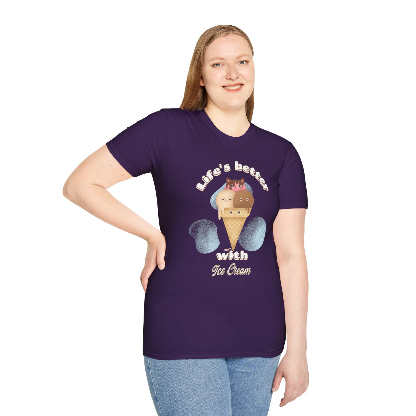 Food Tees, Funny Food T Shirts, Funny T Shirts, Shirt with Food, Junk Food Tees, Shirt with Ice Cream, Ice Cream T-Shirt