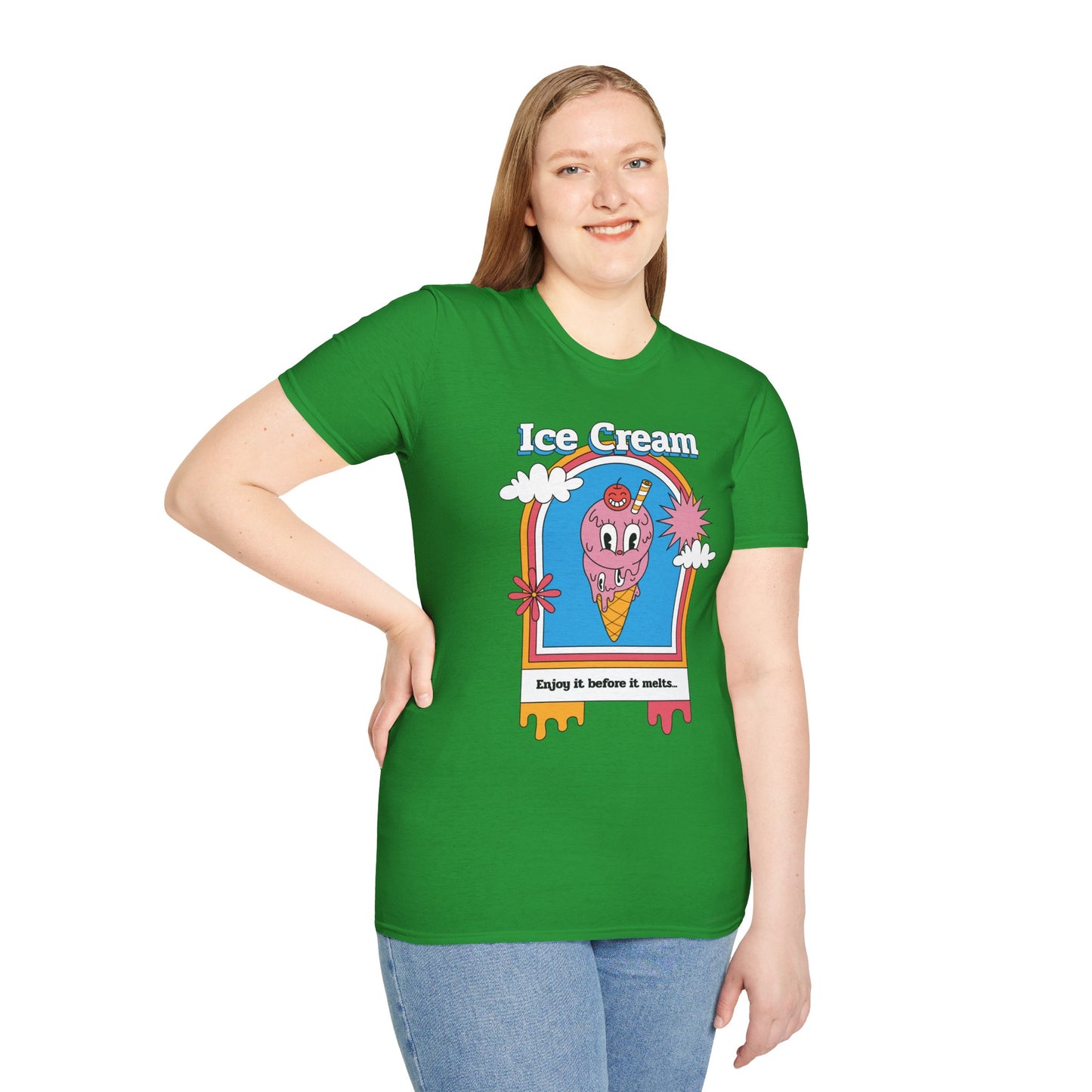 Food Tees, Funny Food T Shirts, Funny T Shirts, Shirt with Food, Junk Food Tees, Shirt with Ice Cream, Ice Cream T-Shirt