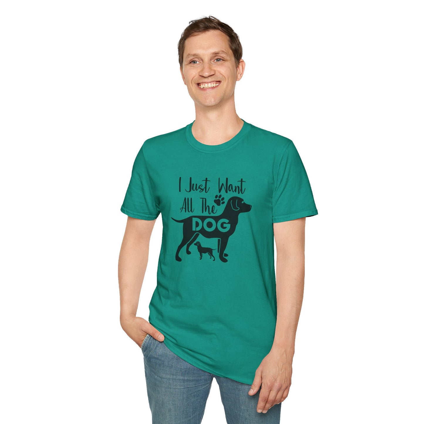 Dog Slogan T Shirts With Funny Quotes Unisex Gildan Softstyle 64000 Premium Cotton Tee