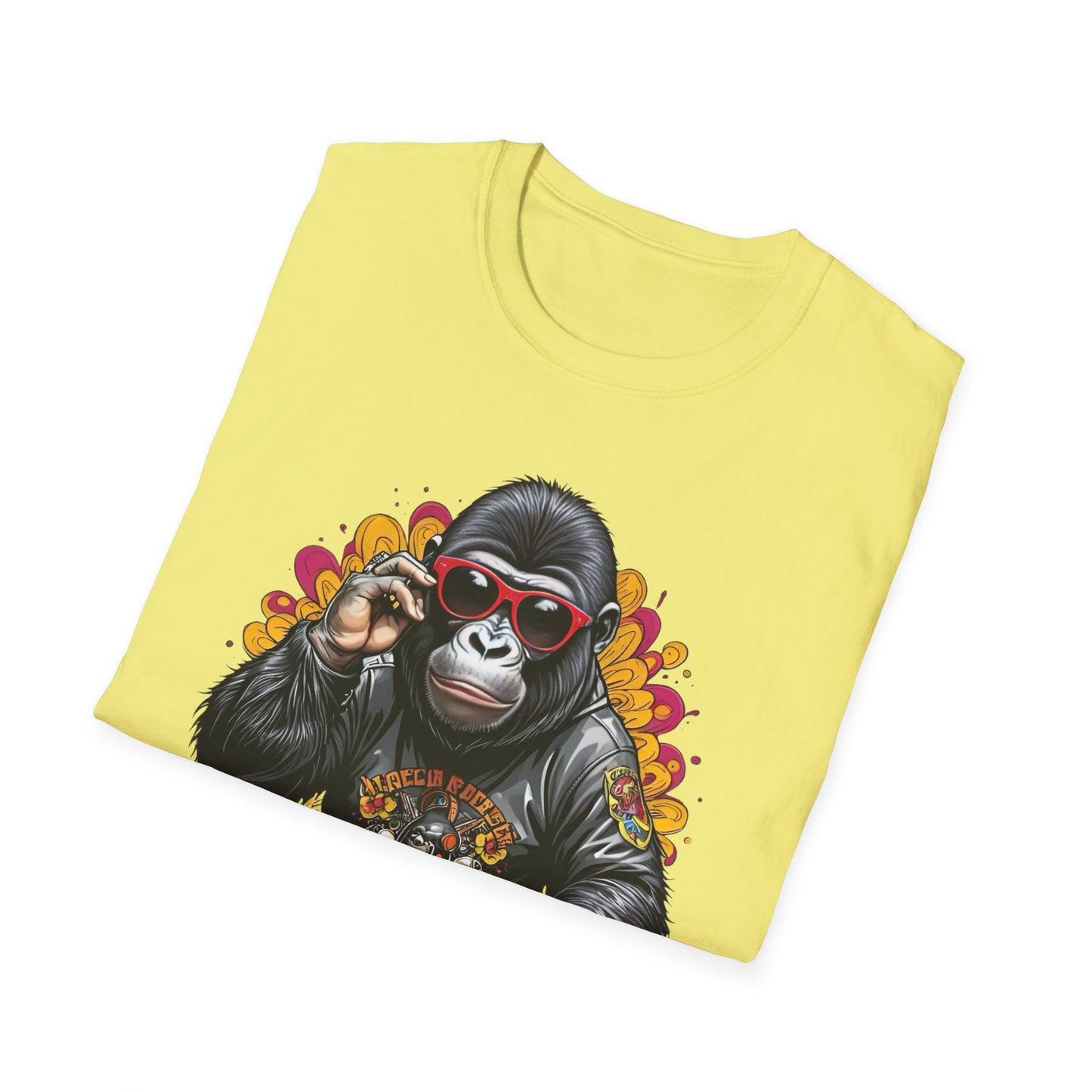 Animals Tees, Funny Animals Shirt, T Shirts with Funny Animals, T-Shirt with Gorilla, Monkey Tees