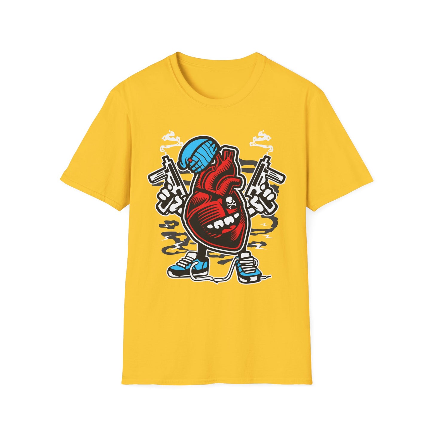 Cartoon T Shirt Animation T Shirt Funny Tee Unisex Gildan Softstyle 64000 100 Percent Cotton