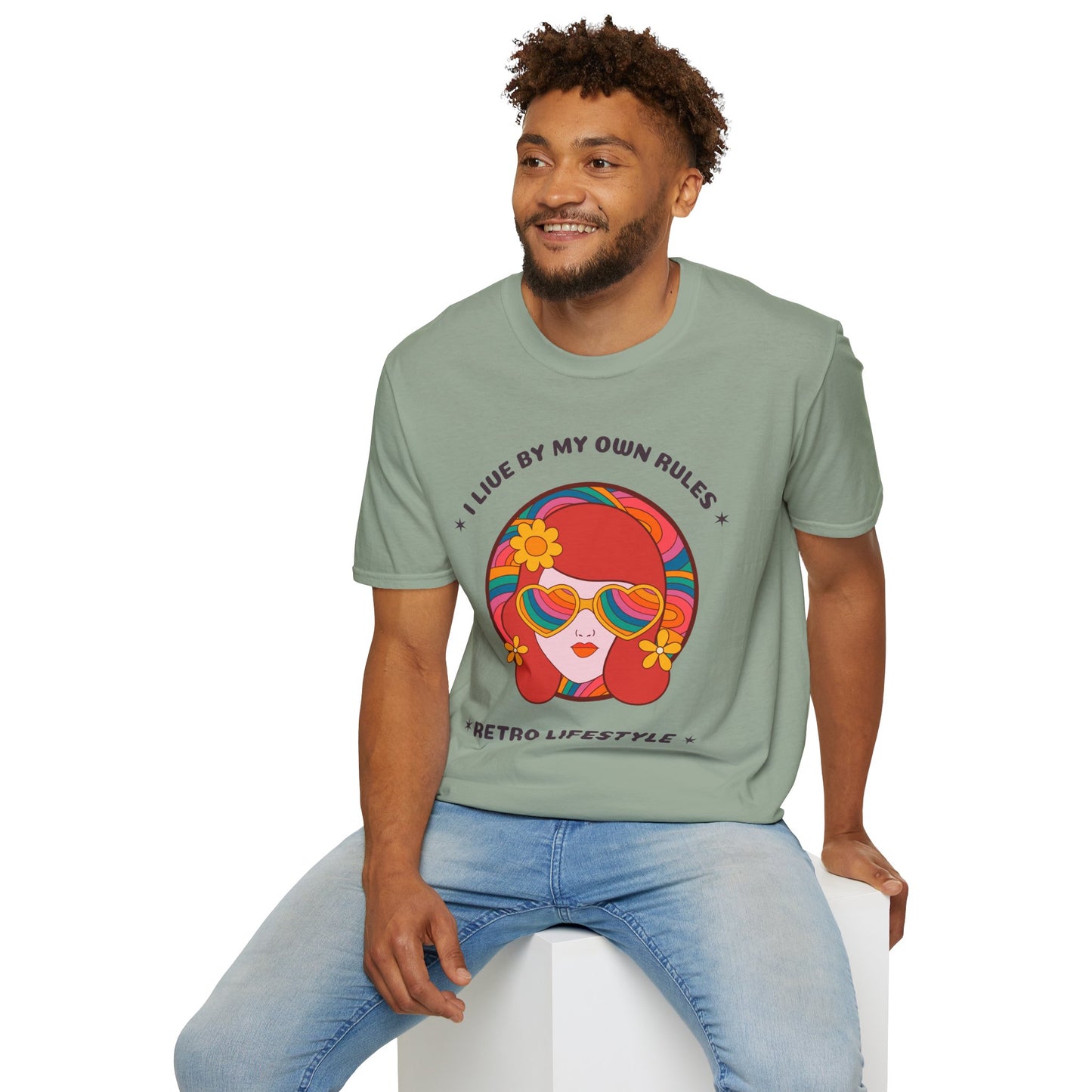 Retro T Shirt, Retro Design Shirt, Retro Art Tee Shirt, T-shirt with Retro Style