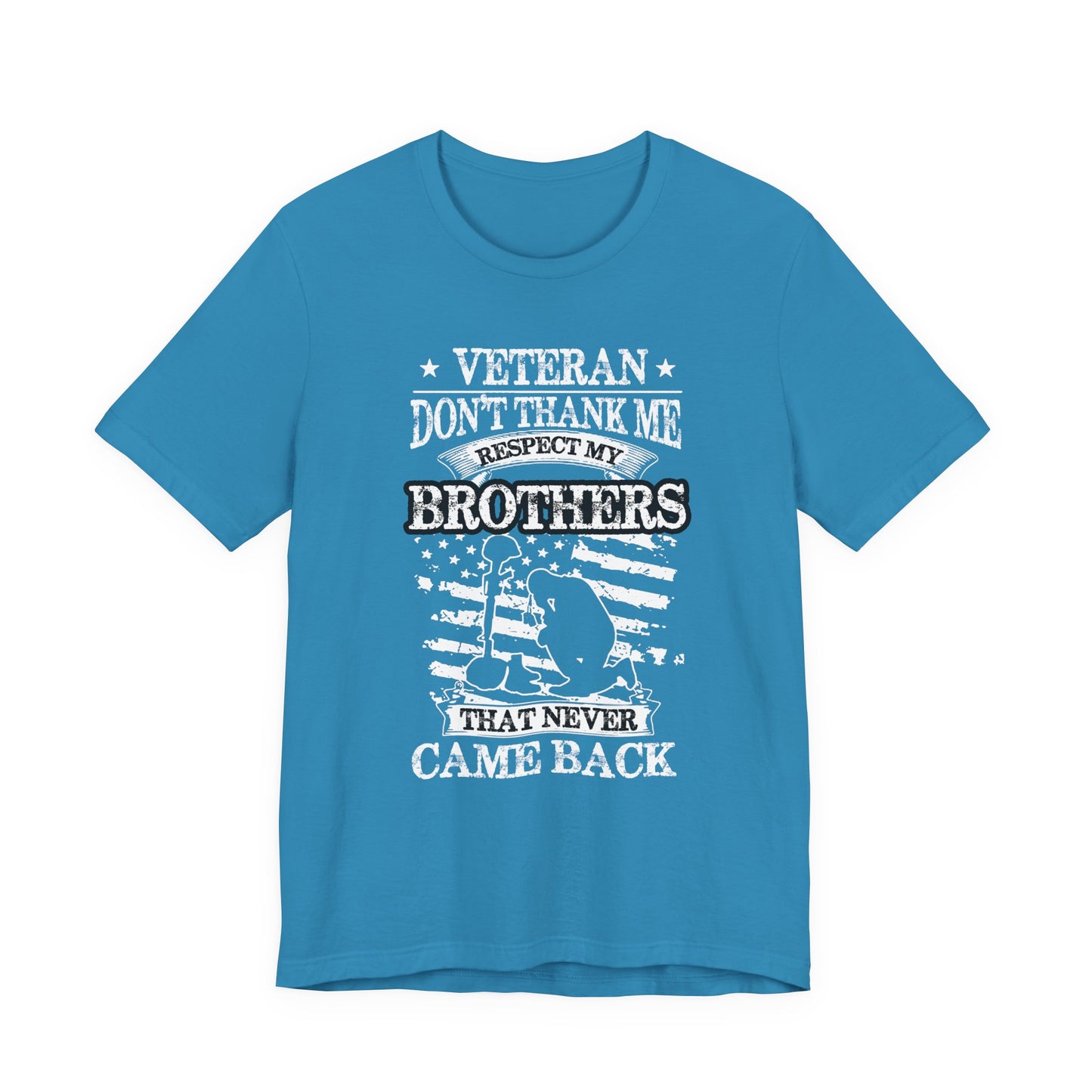 Army Veteran Patriotic Graphic Design Unisex Cotton T-Shirt v60