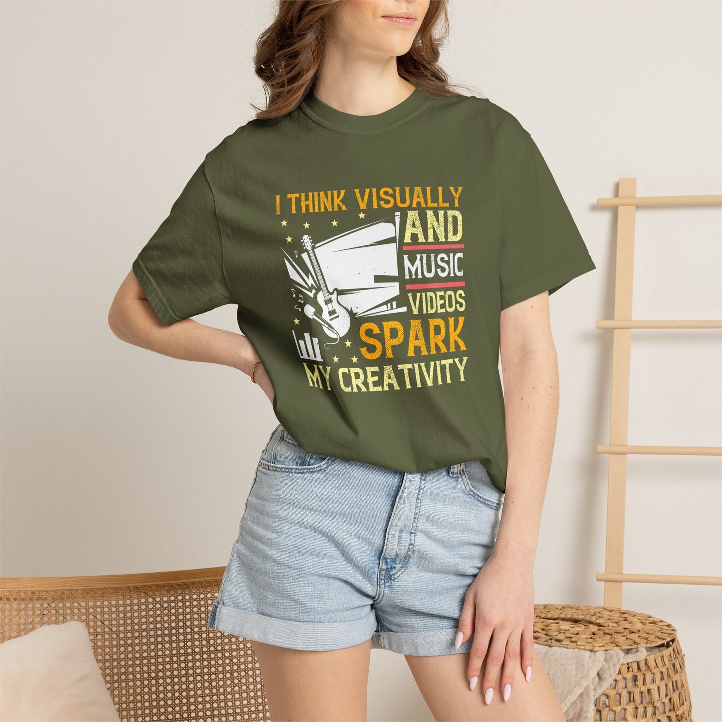 Music Graphic Design Unisex Cotton T-shirt m14