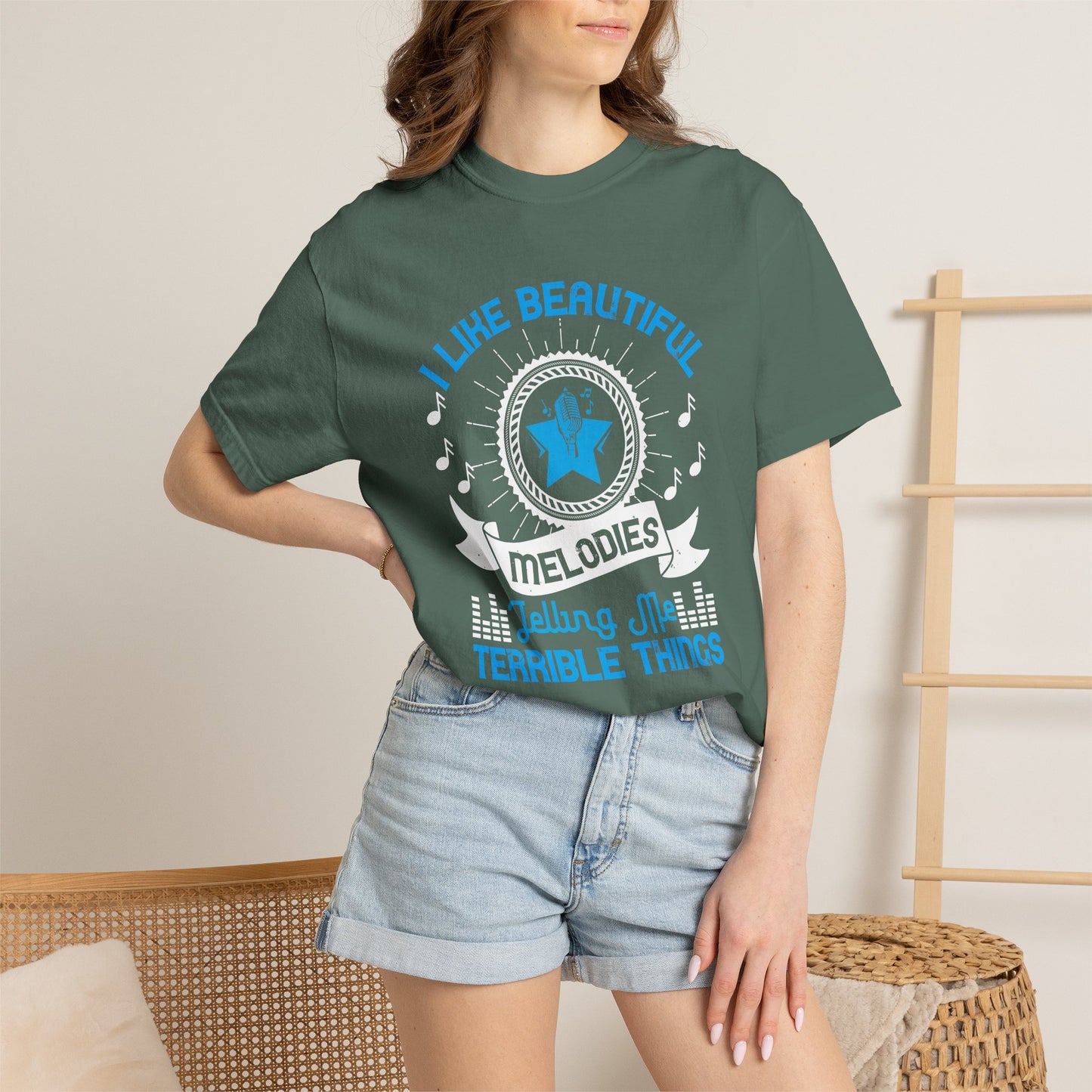 Music Graphic Design Unisex Cotton T-shirt m9