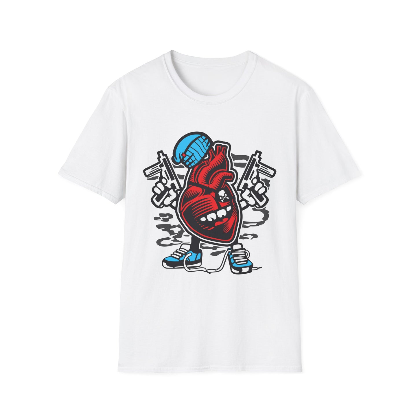 Cartoon T Shirt Animation T Shirt Funny Tee Unisex Gildan Softstyle 64000 100 Percent Cotton