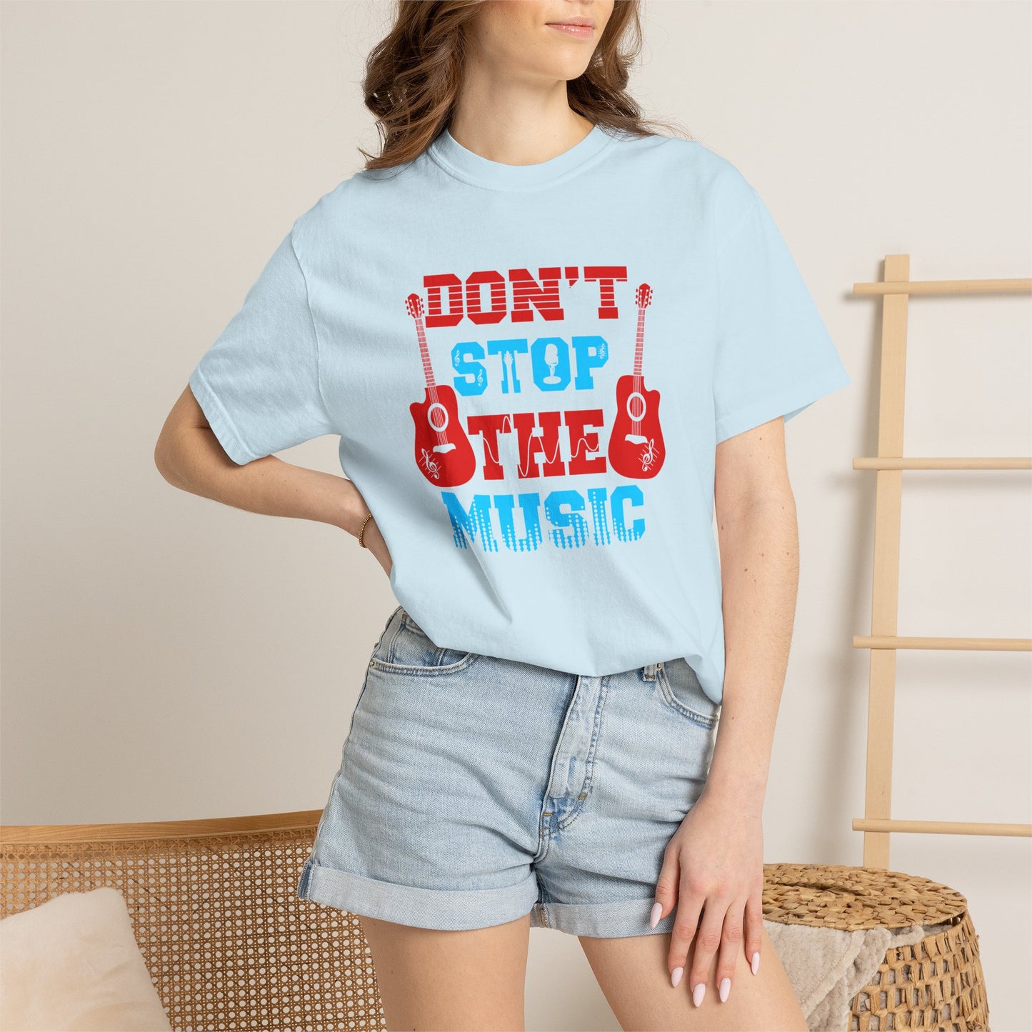 Music Graphic Design Unisex Cotton T-shirt  042