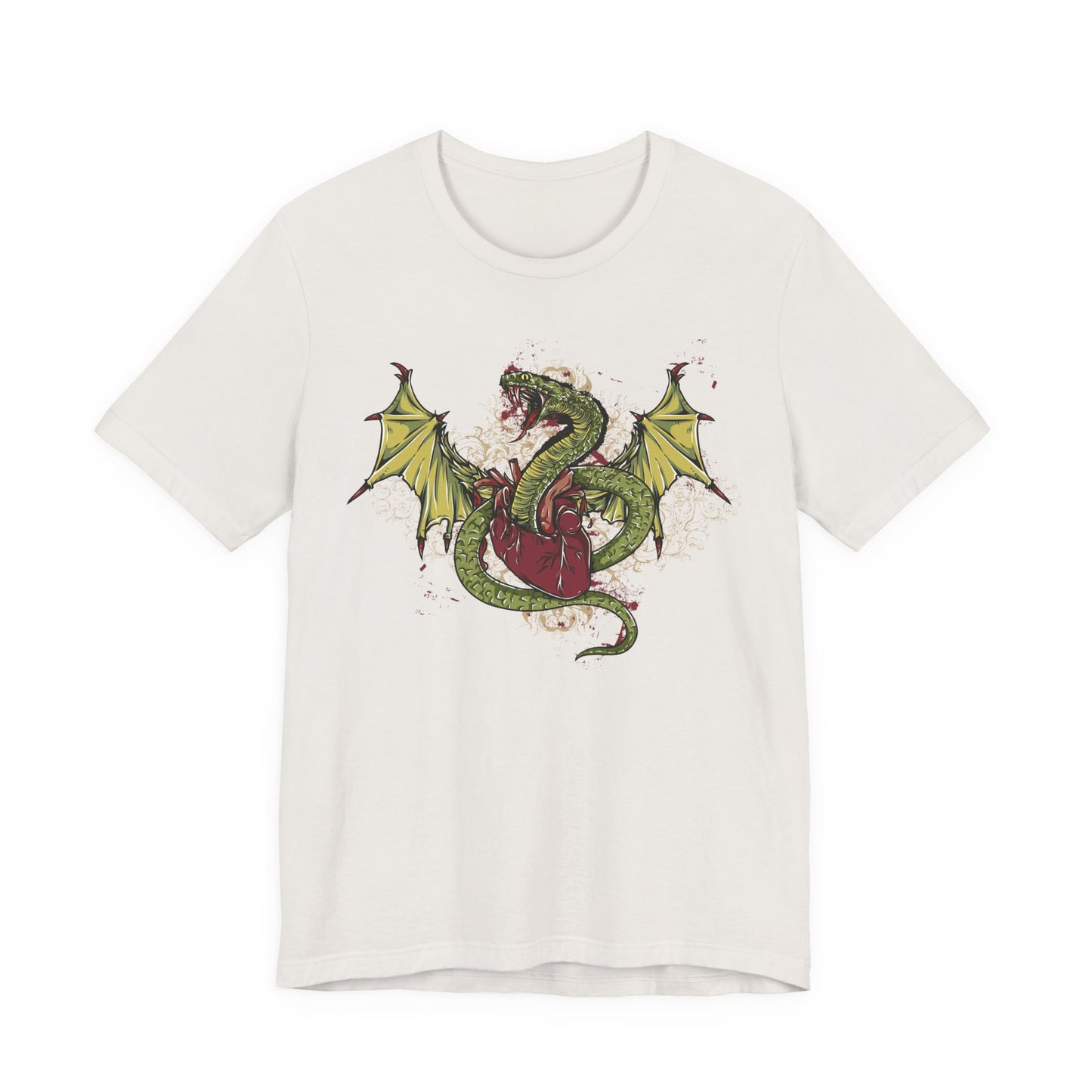 Dragon Illustration Graphic Unisex Cotton T-Shirt r29