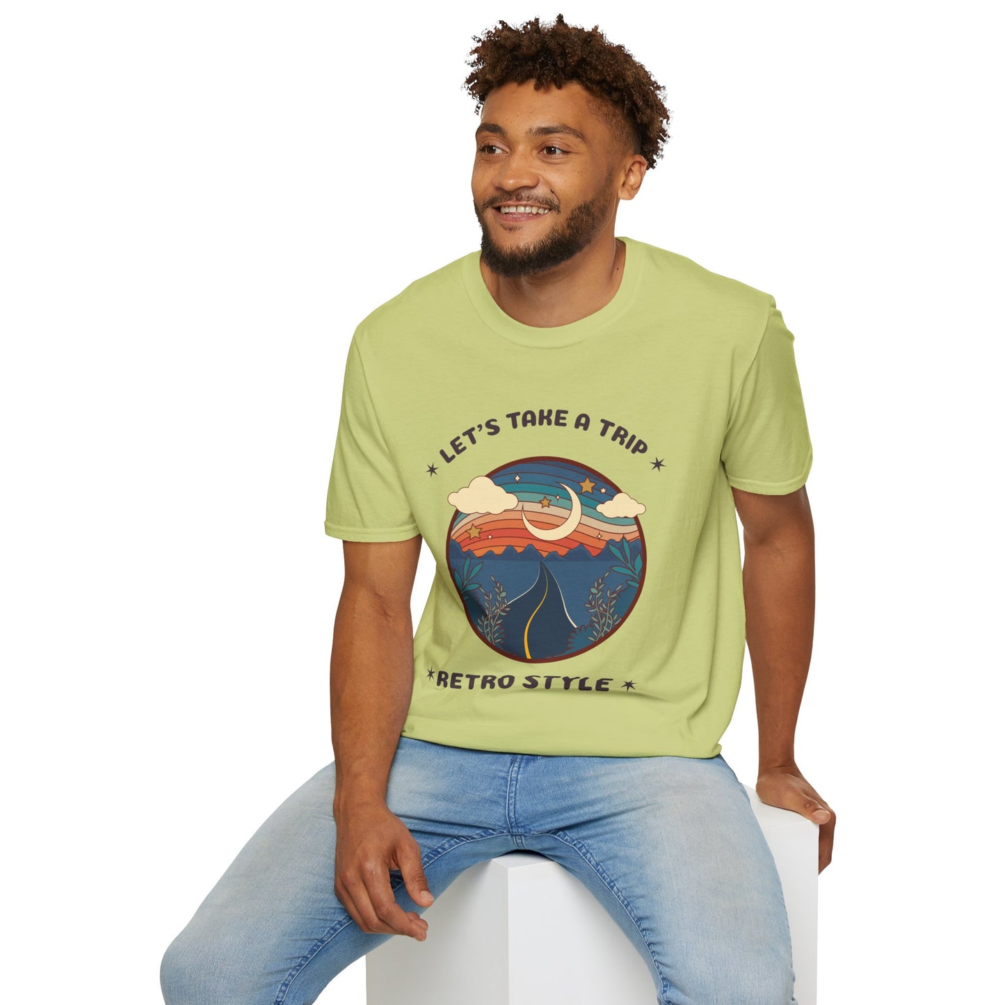 Retro T Shirt, Retro Design Shirt, Retro Art Tee Shirt, T-shirt with Retro Style