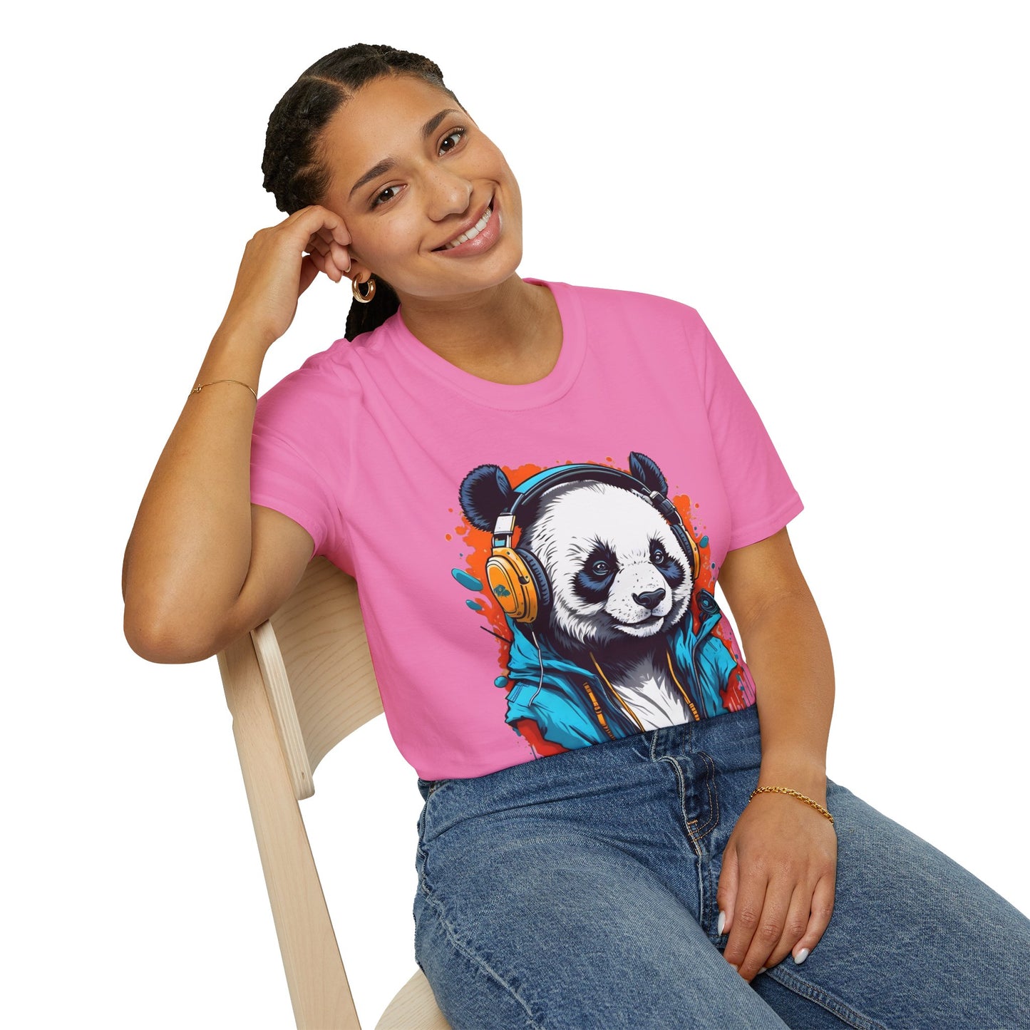 Animals Tees, Funny Animals Shirt, T Shirts with Funny Animals, T-Shirt with Panda, Panda Tees