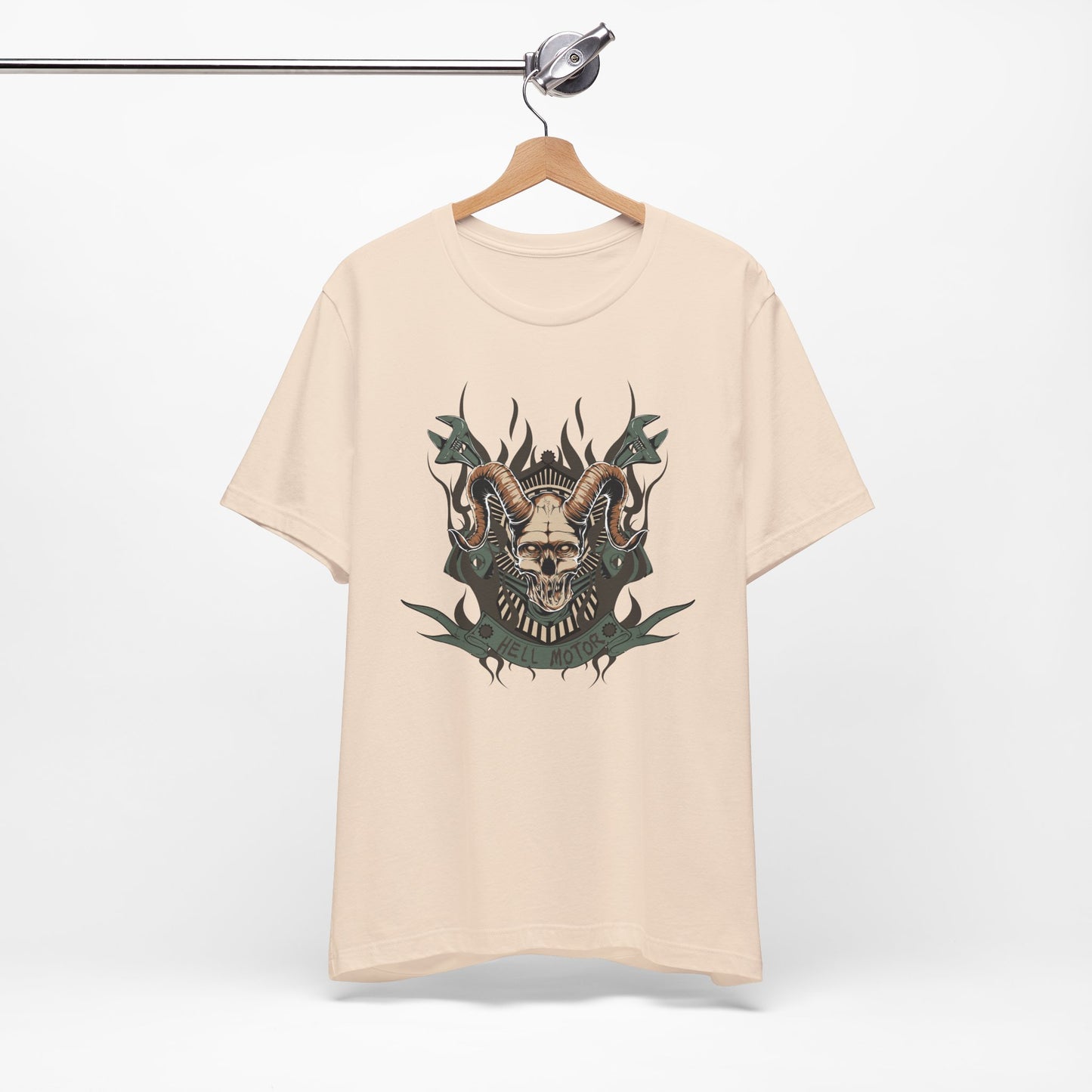 Gothic Skull Graphic Design Unisex Cotton Tee Art-49