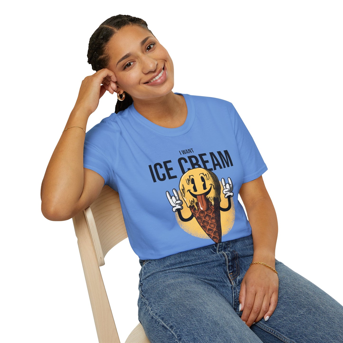 Food Tees, Funny Food T Shirts, Funny T Shirts, Shirt with Food, Junk Food Tees, Shirt with Ice Cream, Ice Cream T-Shirt