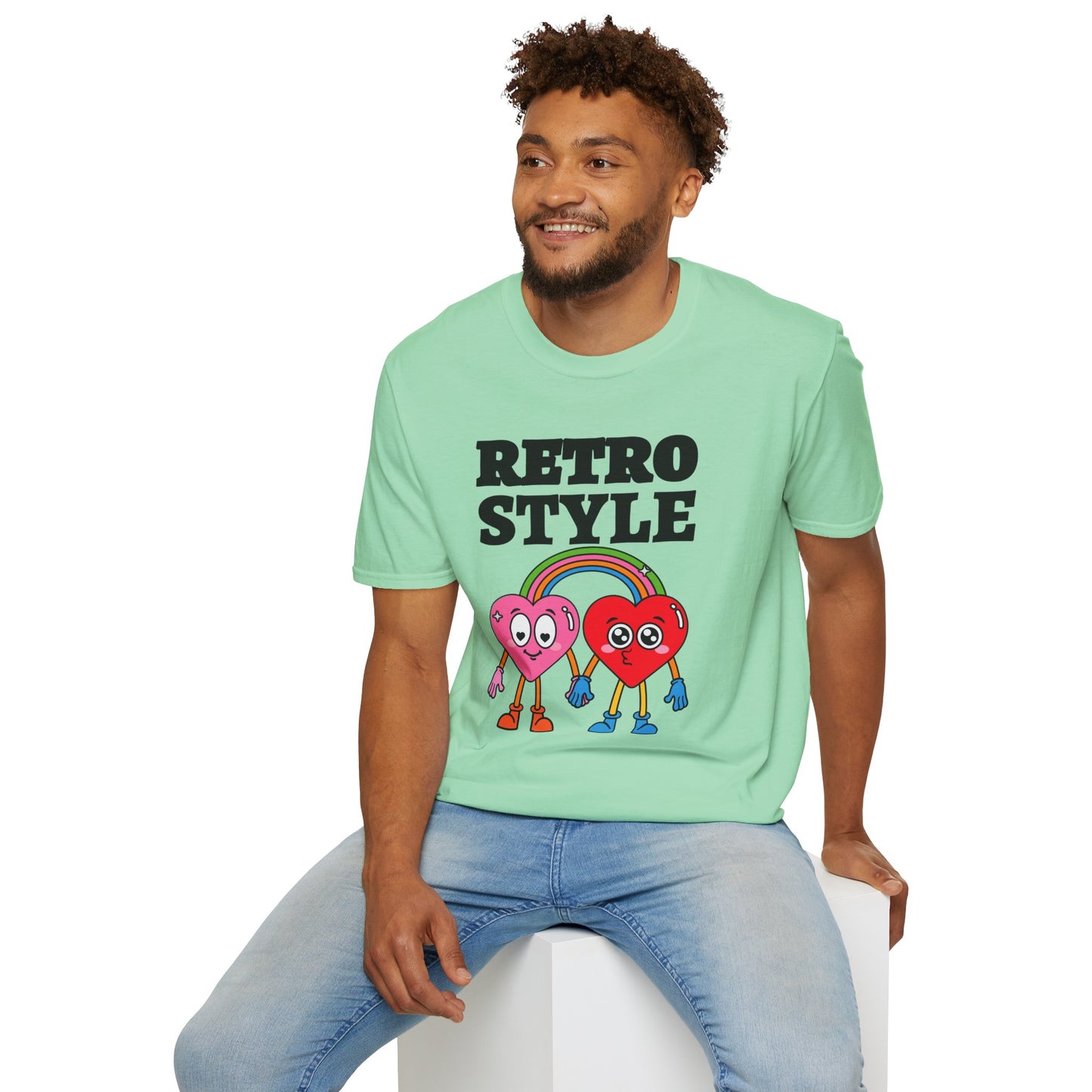 Retro T Shirt, Retro Design Shirt, Retro Art Tee Shirt, T-shirt with Retro Style