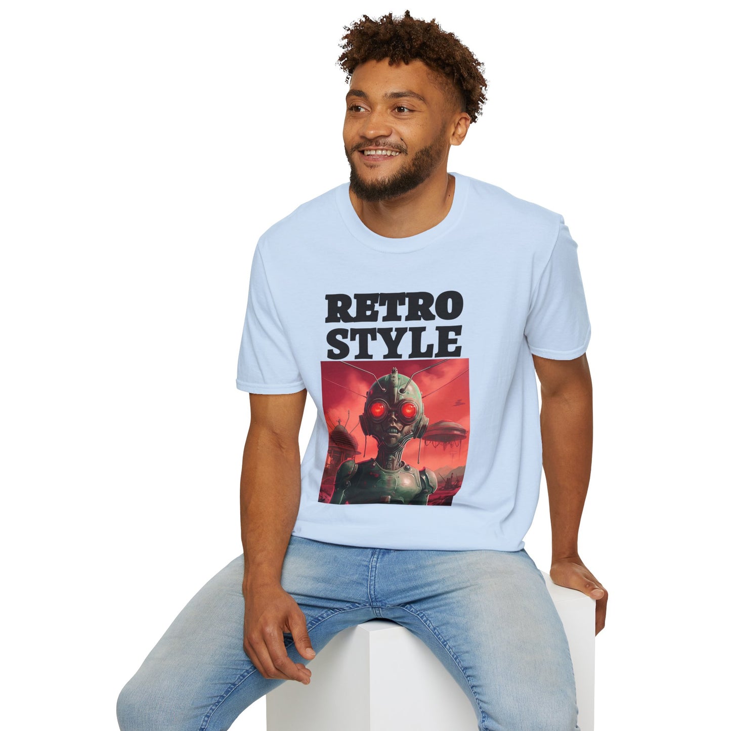 Retro T Shirt, Retro Design Shirt, Retro Art Tee Shirt, T-shirt with Retro Style