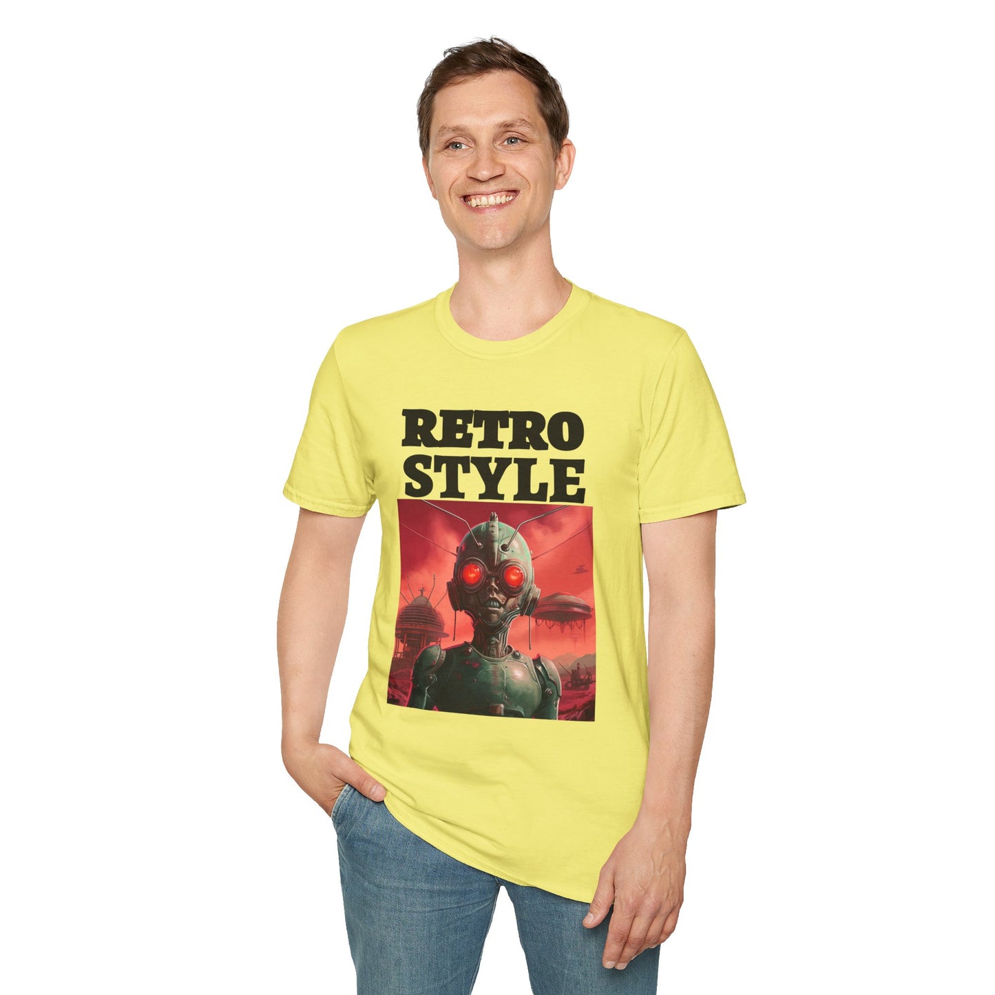 Retro T Shirt, Retro Design Shirt, Retro Art Tee Shirt, T-shirt with Retro Style