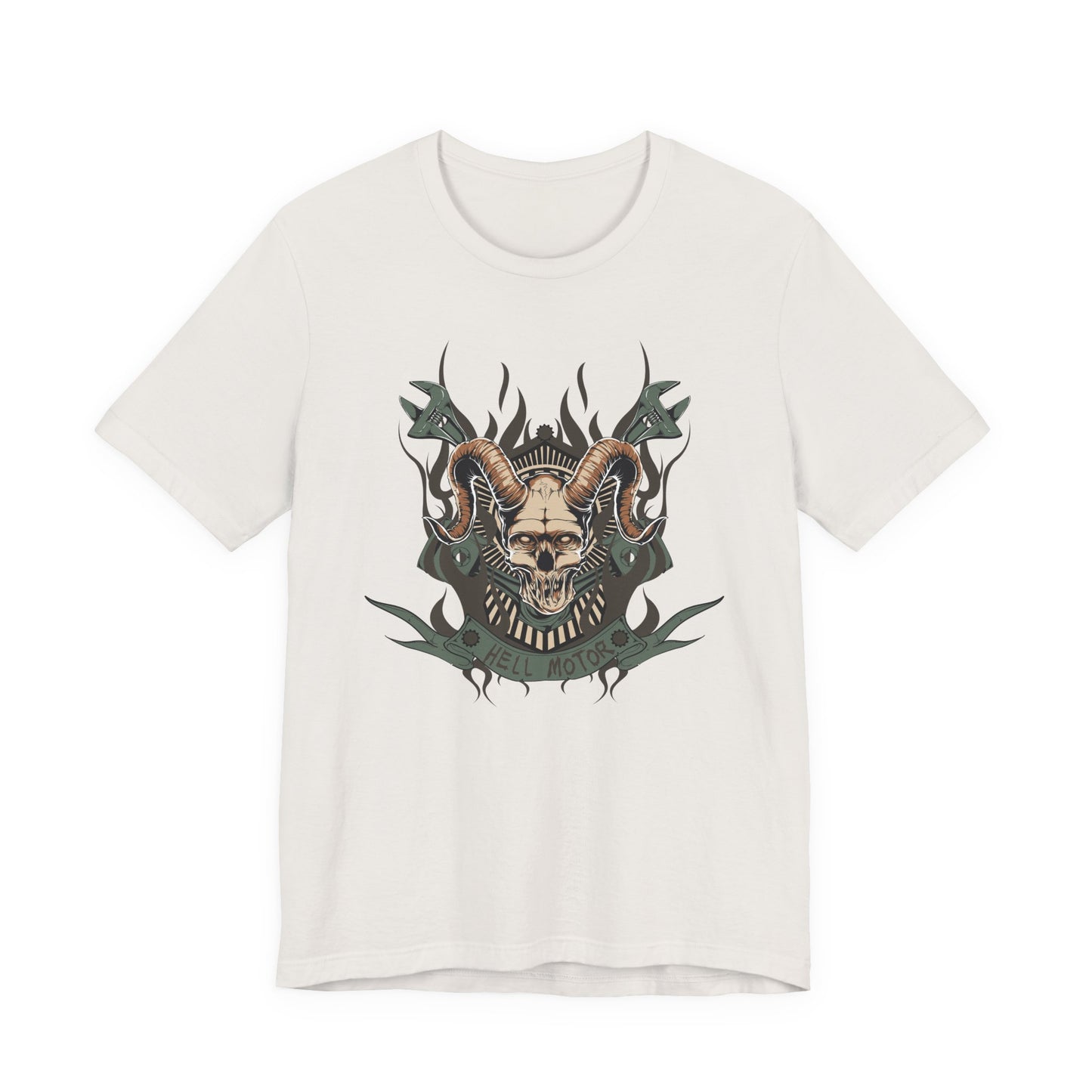 Gothic Skull Graphic Design Unisex Cotton Tee Art-49