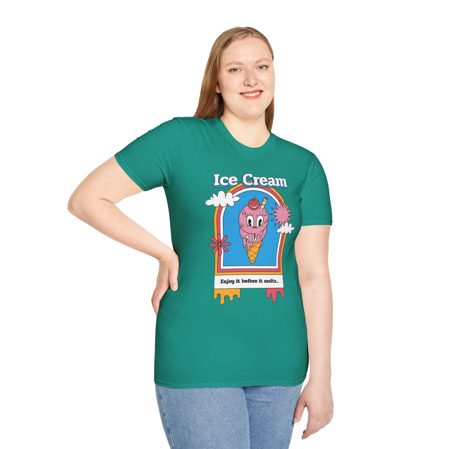 Food Tees, Funny Food T Shirts, Funny T Shirts, Shirt with Food, Junk Food Tees, Shirt with Ice Cream, Ice Cream T-Shirt