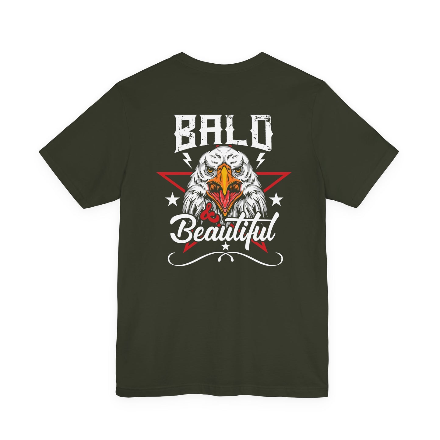 Bald Eagle Graphic Illustration Unisex Cotton Tee a3