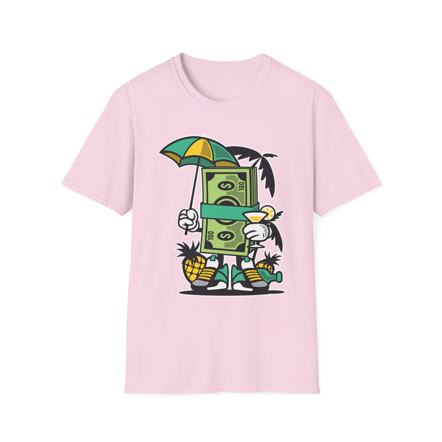 Cartoon T Shirt Animation T Shirt Funny Tee Unisex Softstyle Cotton Tee Art Design 64000