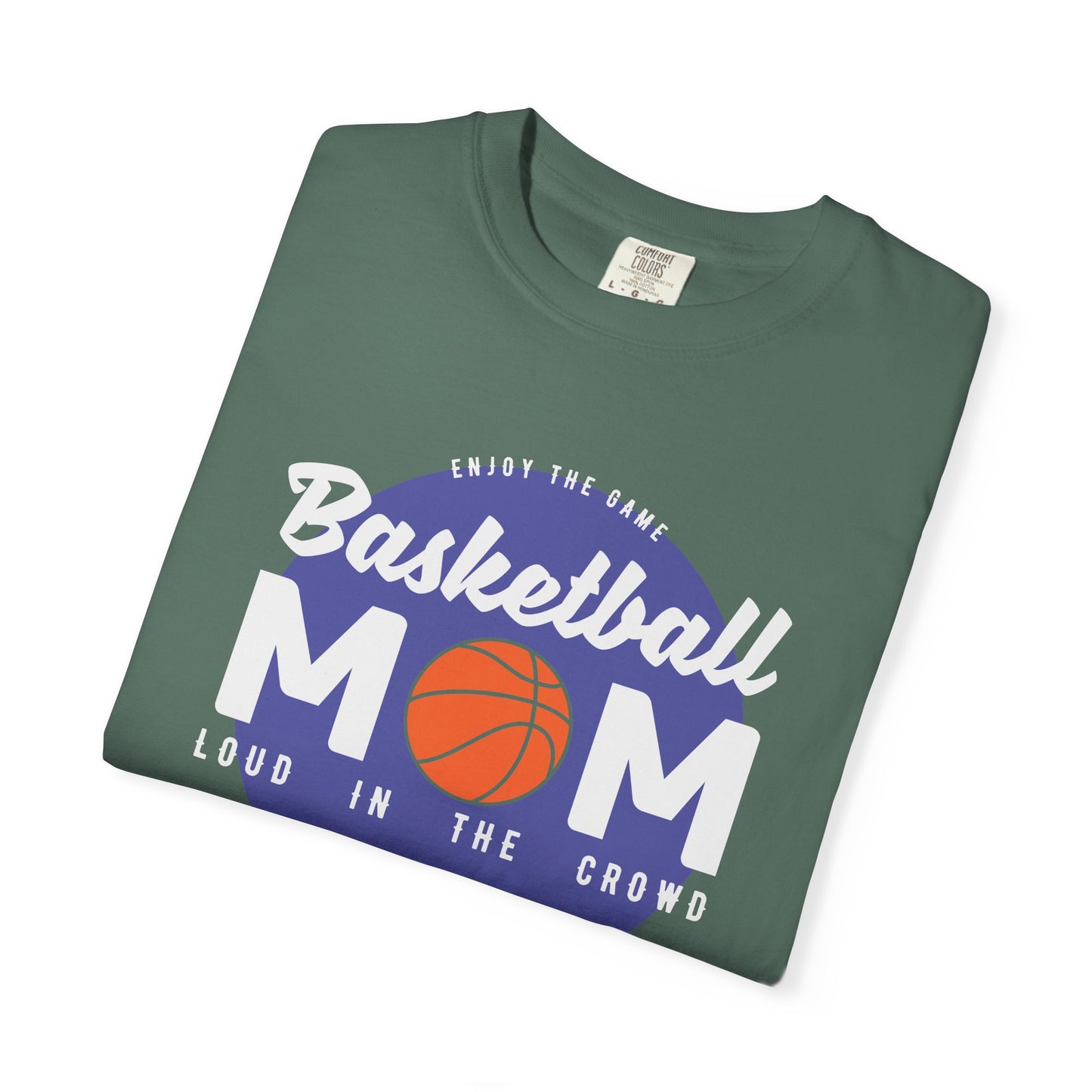 Basketball Mom T-shirt Mother's Day Mama Tee Unisex Comfort Colors Garment-Dyed Cotton h31