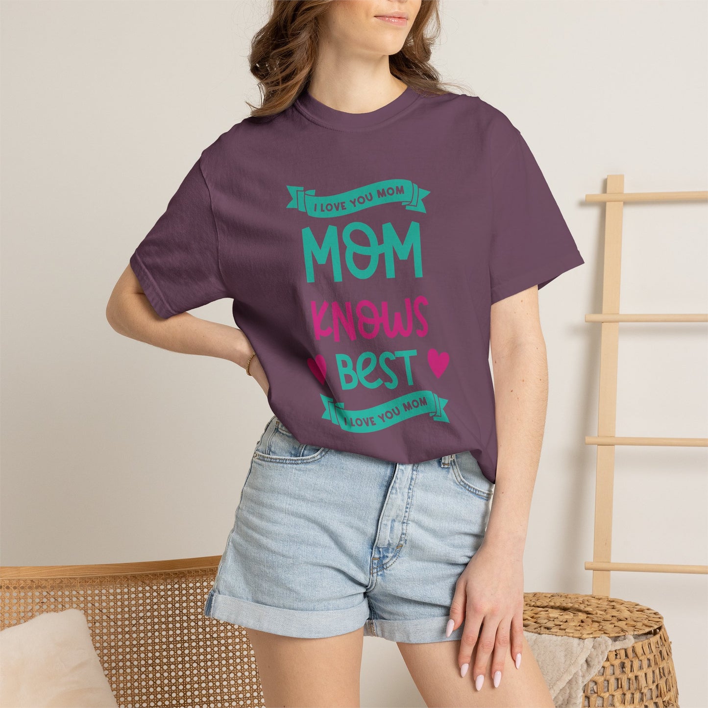 Mom T-shirt Mother's Day Mama Tee Unisex Comfort Colors Garment-Dyed Cotton h16