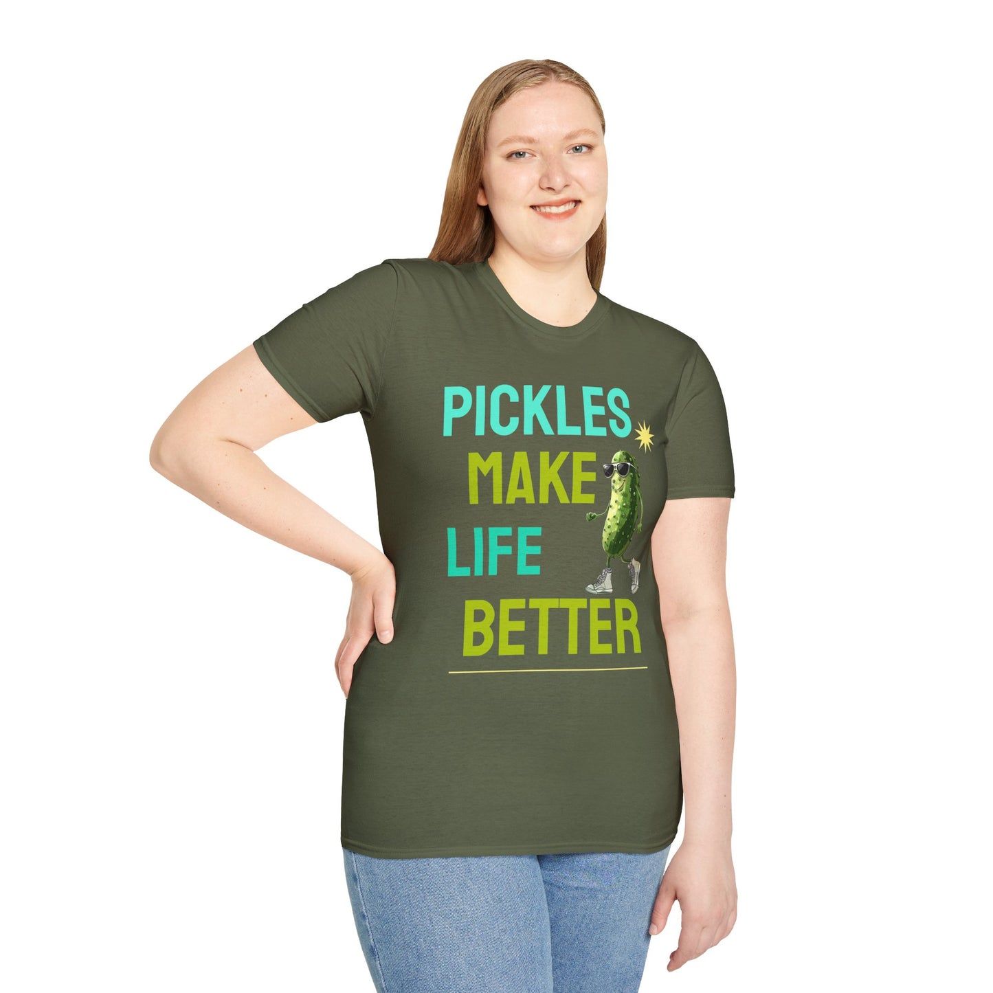 Food Tees, Funny Food T Shirts, Funny T Shirts, Shirt with Vegetables, Shirt with Pickle