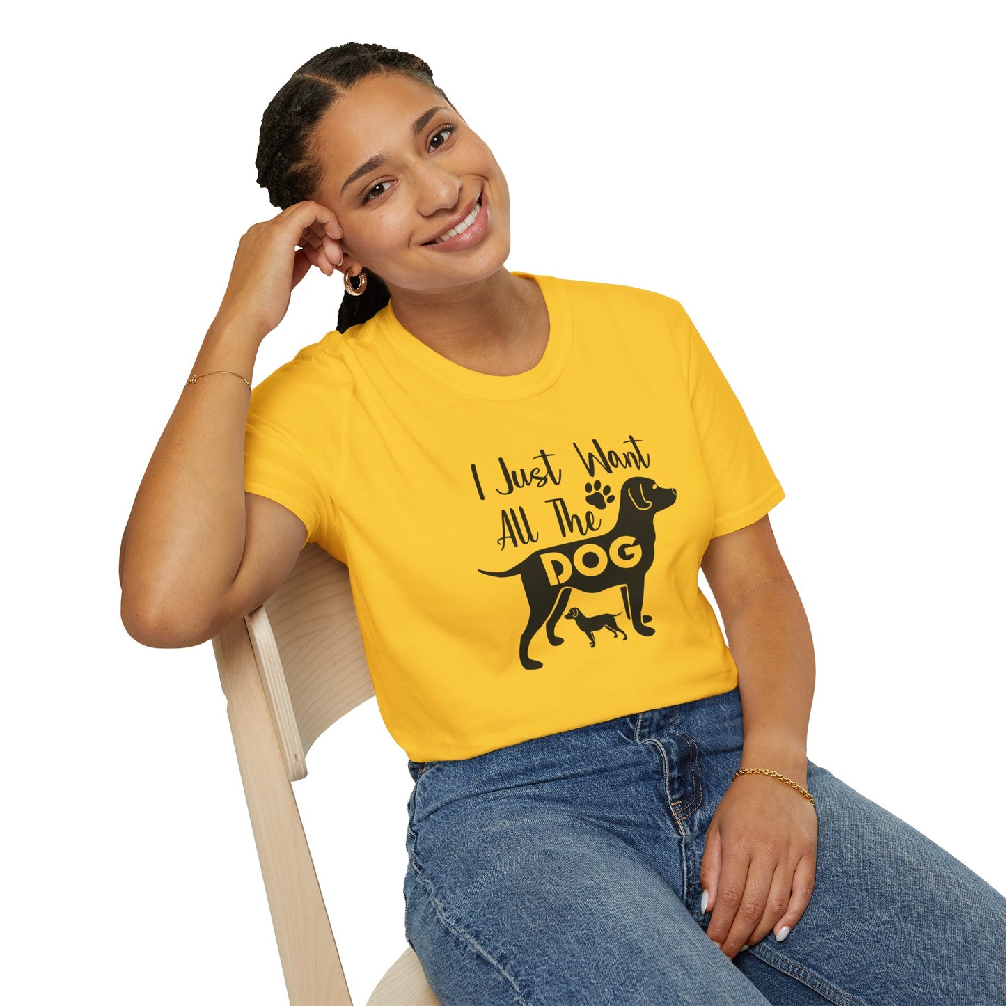 Dog Slogan T Shirts With Funny Quotes Unisex Gildan Softstyle 64000 Premium Cotton Tee