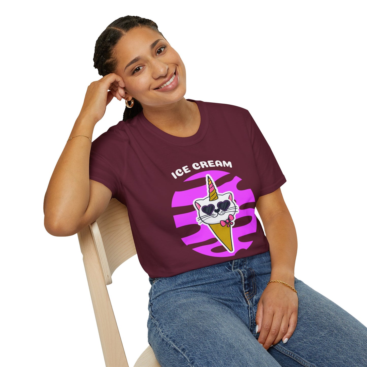 Food Tees, Funny Food T Shirts, Funny T Shirts, Shirt with Food, Junk Food Tees, Shirt with Ice Cream, Ice Cream T-Shirt